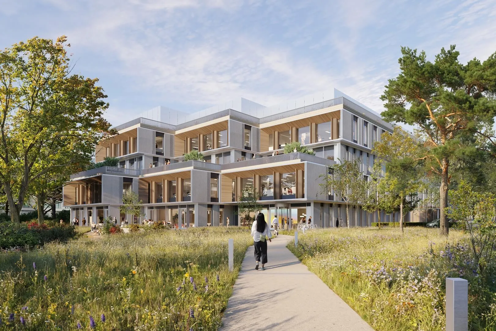 Architect visual of the new R&D centre